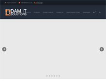 Tablet Screenshot of damit.co.za
